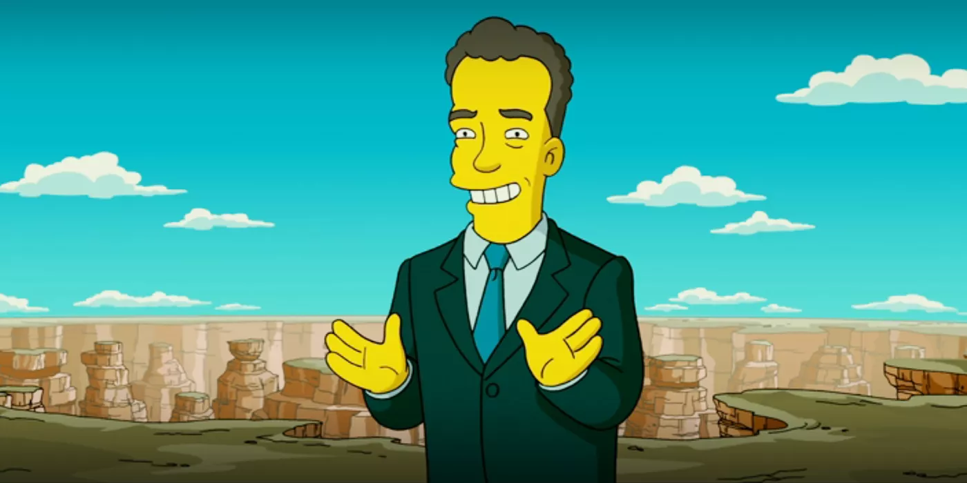 Tom Hanks in The Simpsons Movie