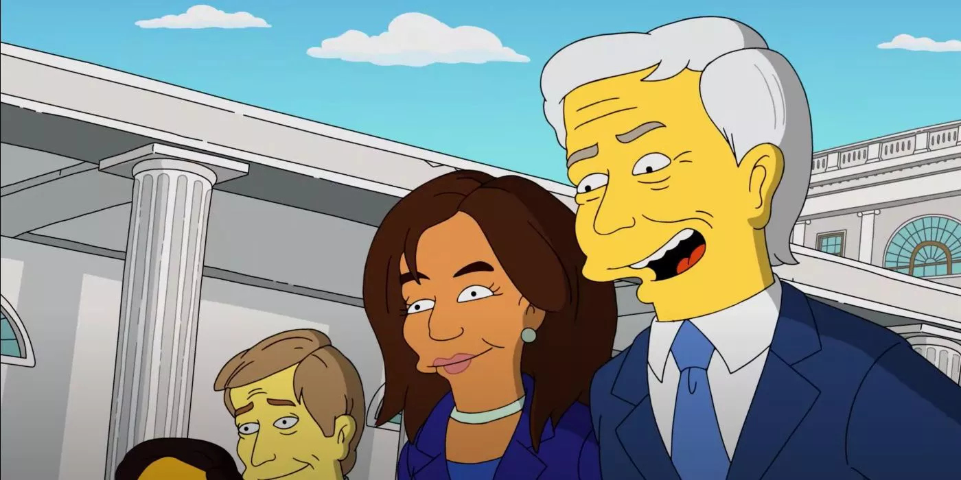 Biden y Harris teamed up in The Simpsons