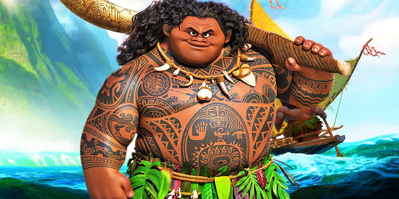 Fotos del set de Moana en live-action revelan el aspecto de Maui interpretado por Dwayne Johnson