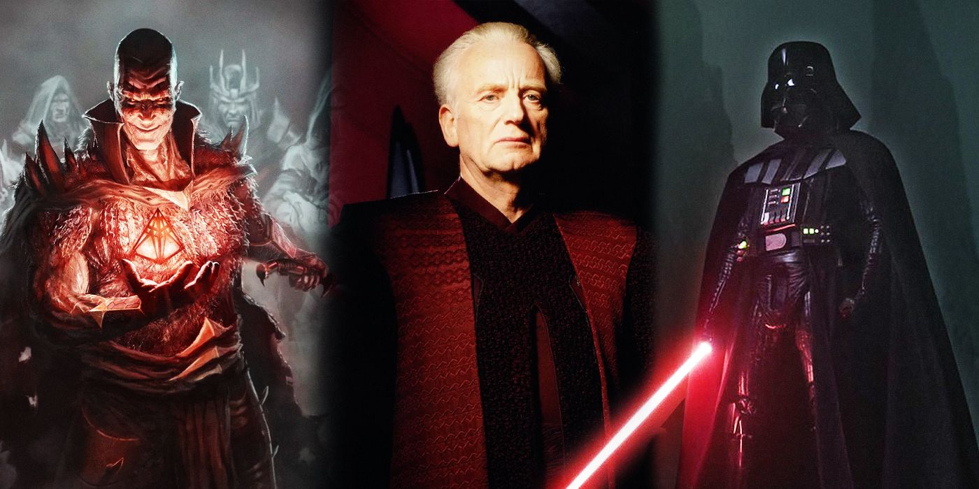 Star Wars: Cada Regla de Dos Sith en Legends y Canon