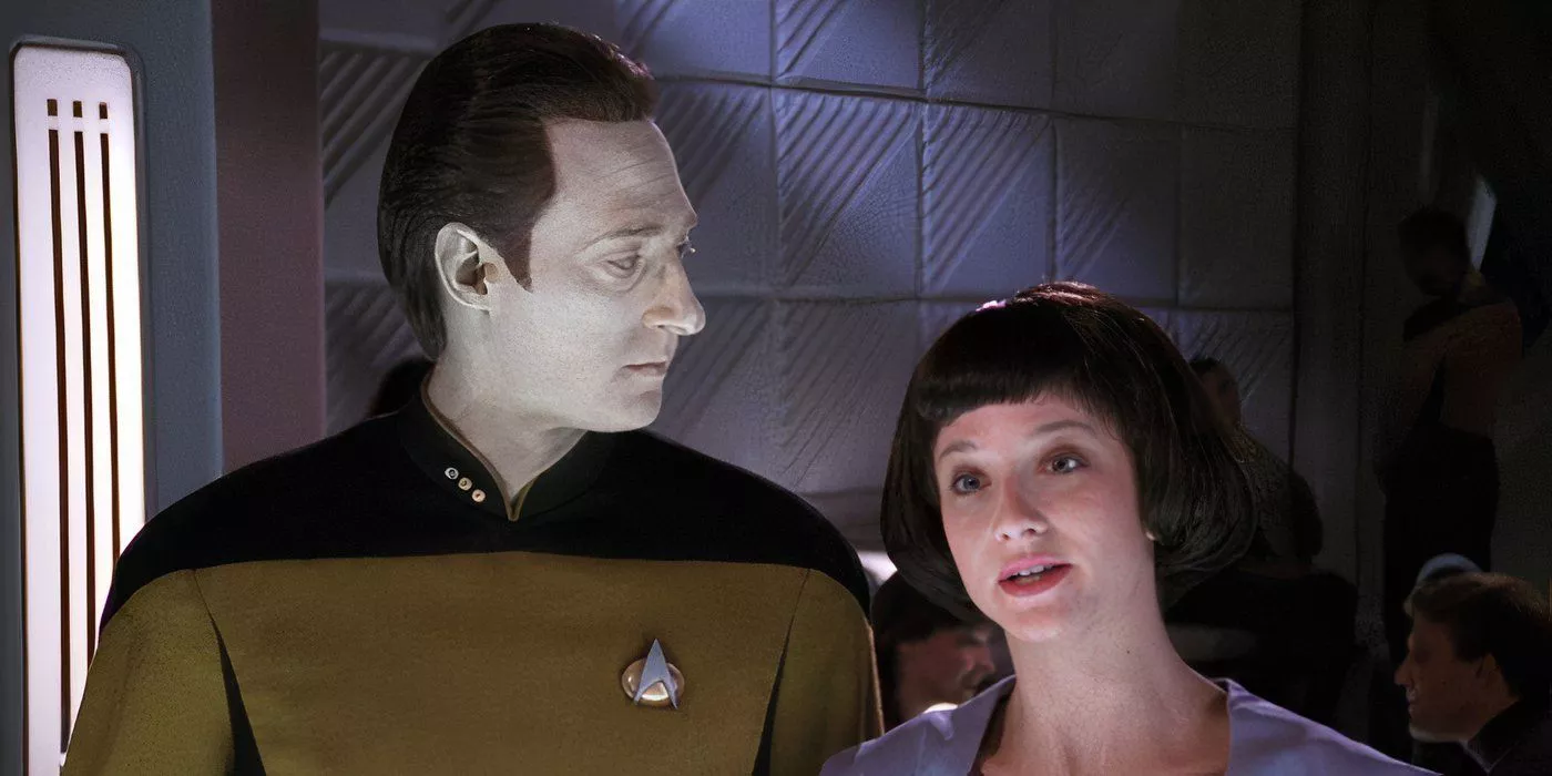 Data y Lal en Star Trek La nueva generación.