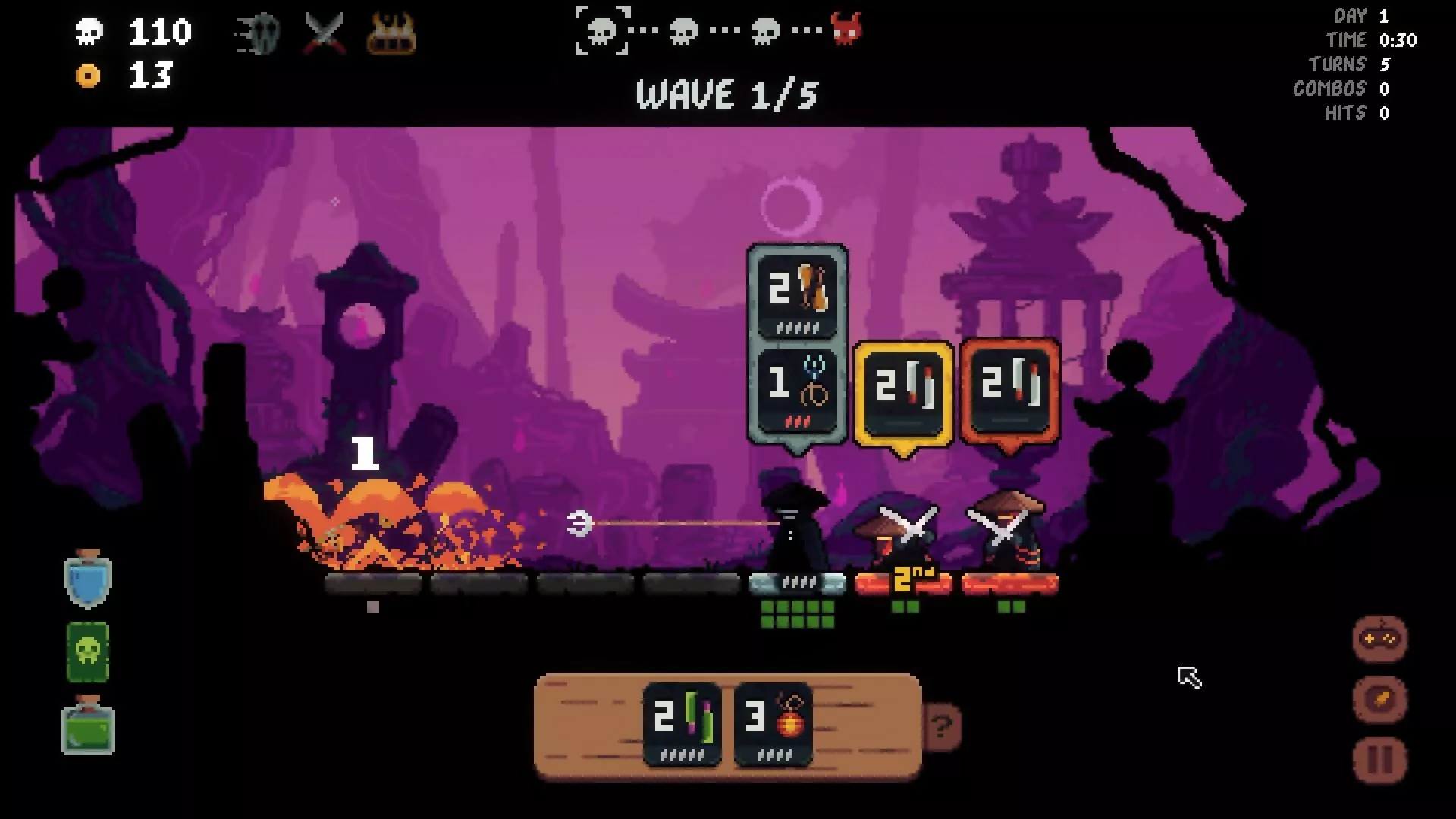 Shogun Showdown gameplay