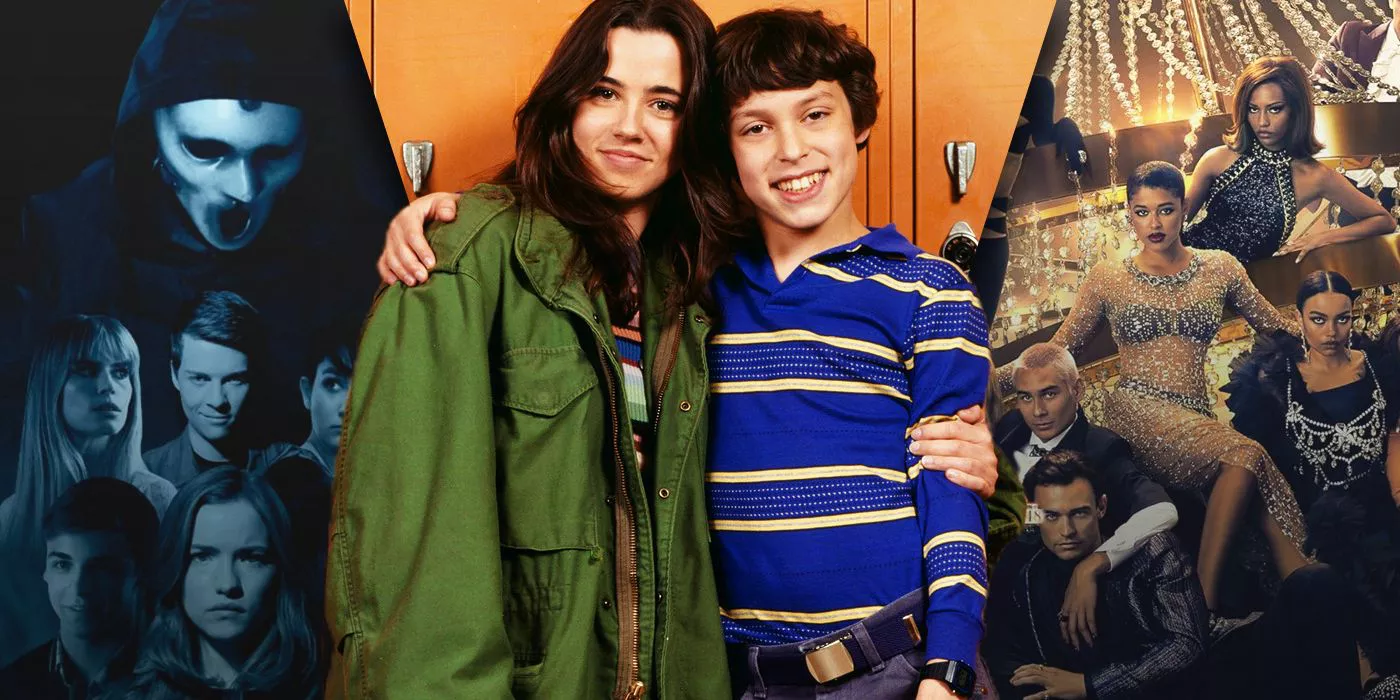 Imágenes divididas de Freaks and Geeks, Scream y Gossip Girl 2021