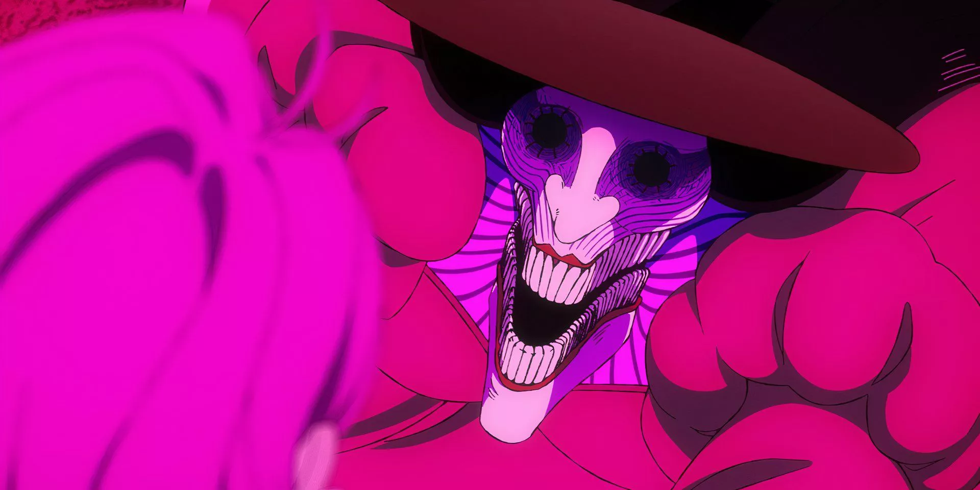 Acrobatic Silky sostiene a Aira en el Episodio 6 de Dandadan