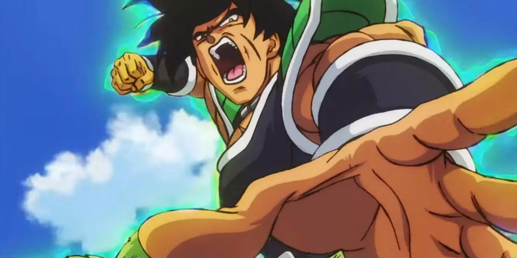 Broly lanza un gran golpe en Dragon Ball Super: Broly