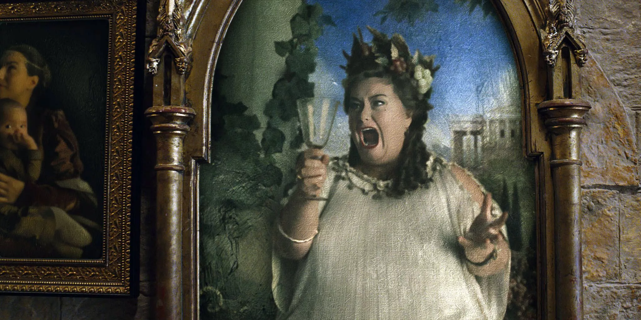 Pintura de la Dama Gorda en Harry Potter