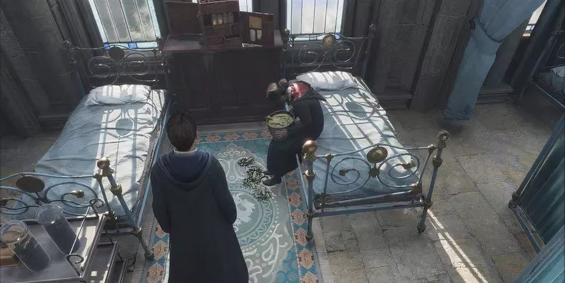 Estudiante con Caracoles en Hogwarts Legacy