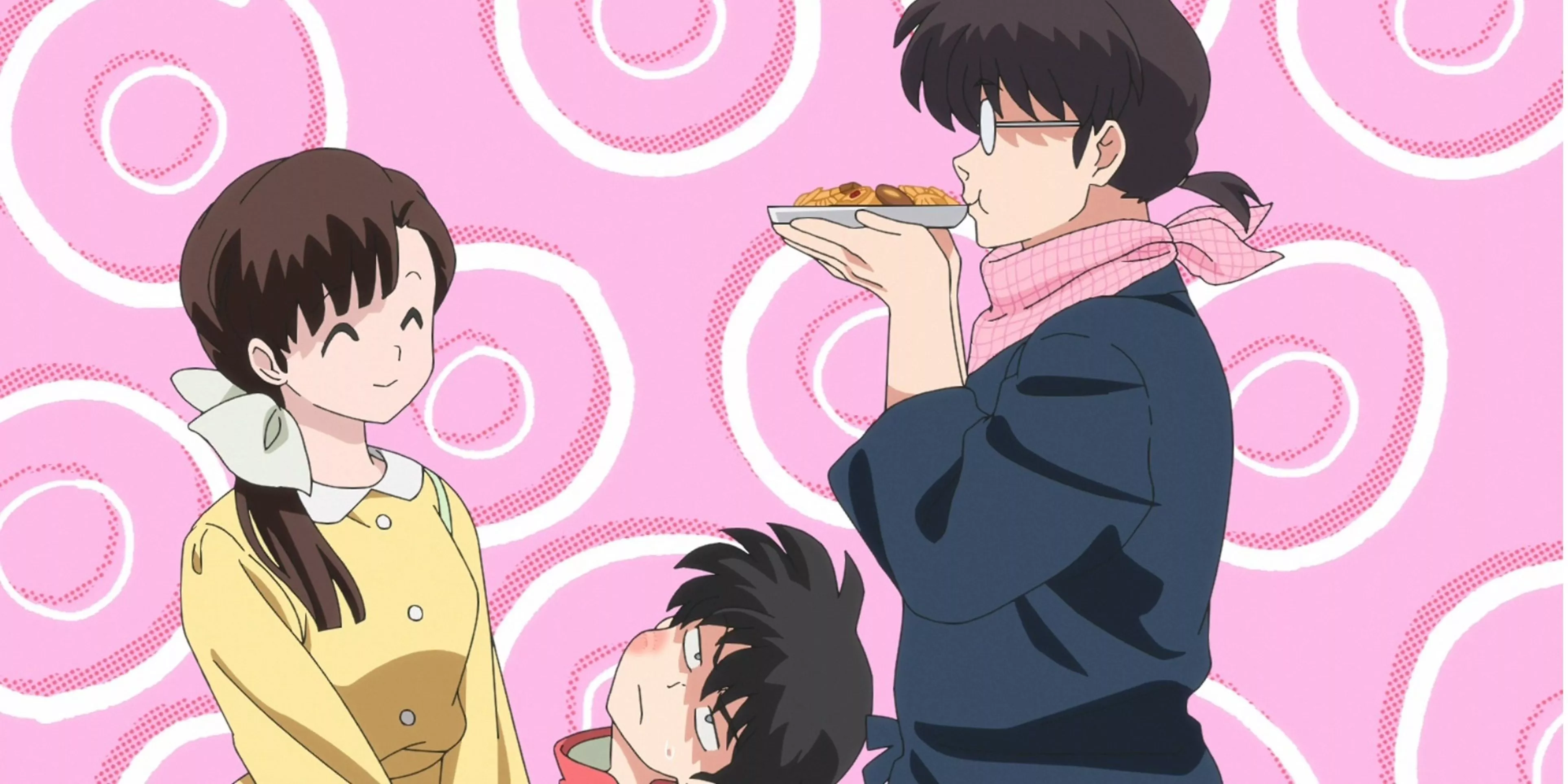 Kasumi Gives Dr. Tofu Her Home Cooking in Ranma 1/2.
