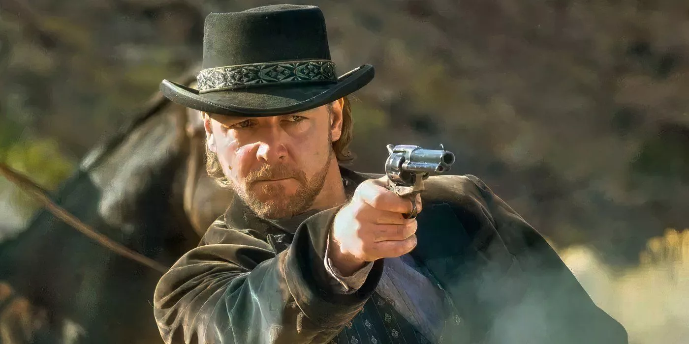 Ben Wade is aiming his gun in 3:10 to Yuma