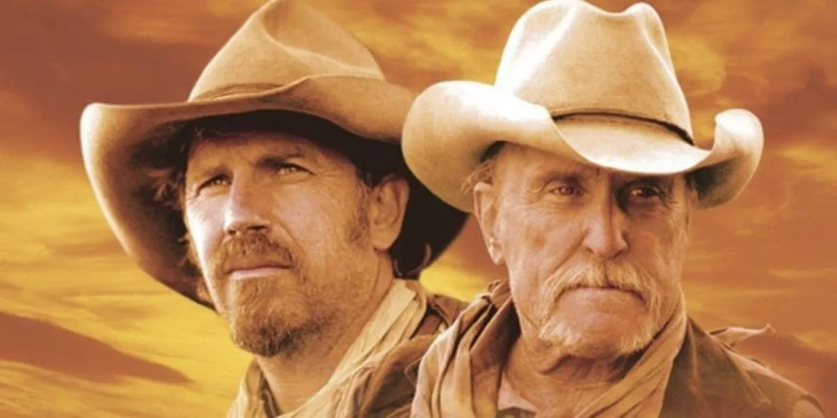 Kevin Costner and Robert DuVall in Open Range