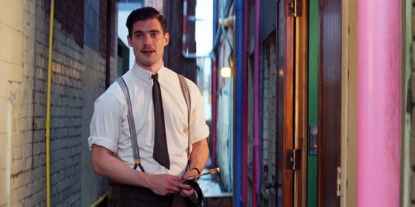 David Corenswet como el proyector en Pearl