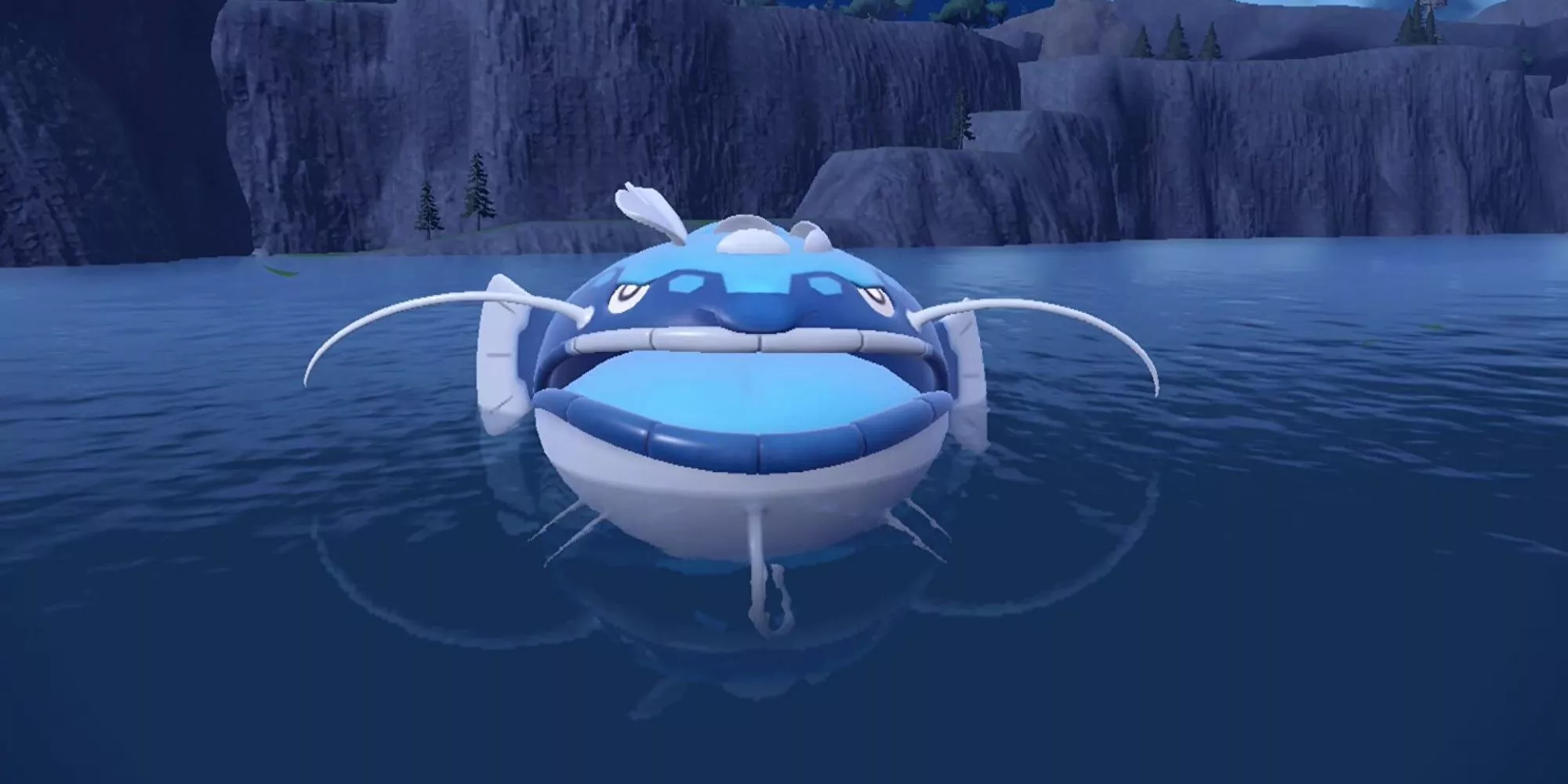 Dondozo in the water from Pokémon Scarlet and Violet.