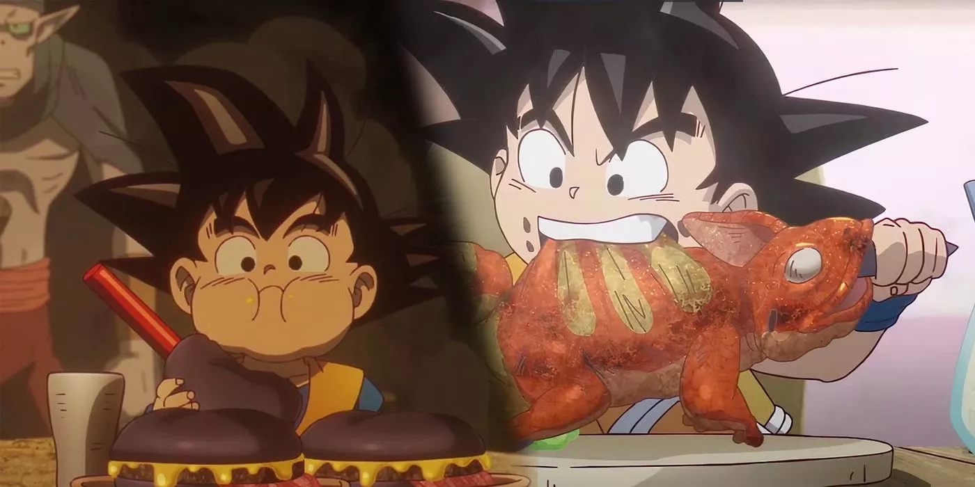 Goku Eating in Dragon Ball Daima