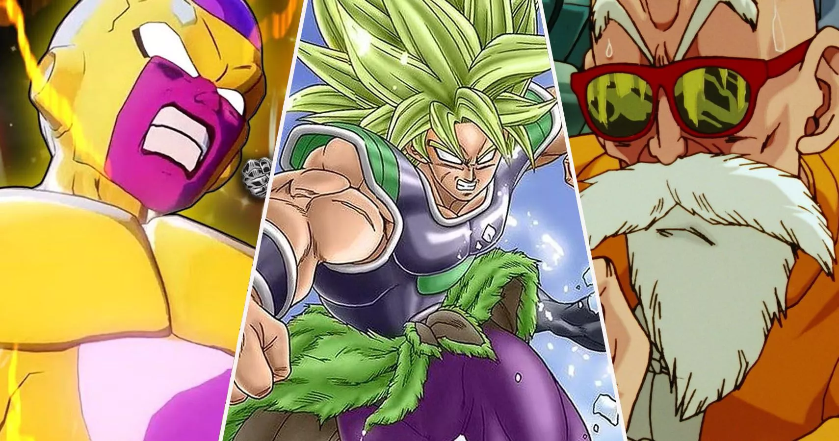 Freezer Dorado, SSJ Broly y Master Roshi