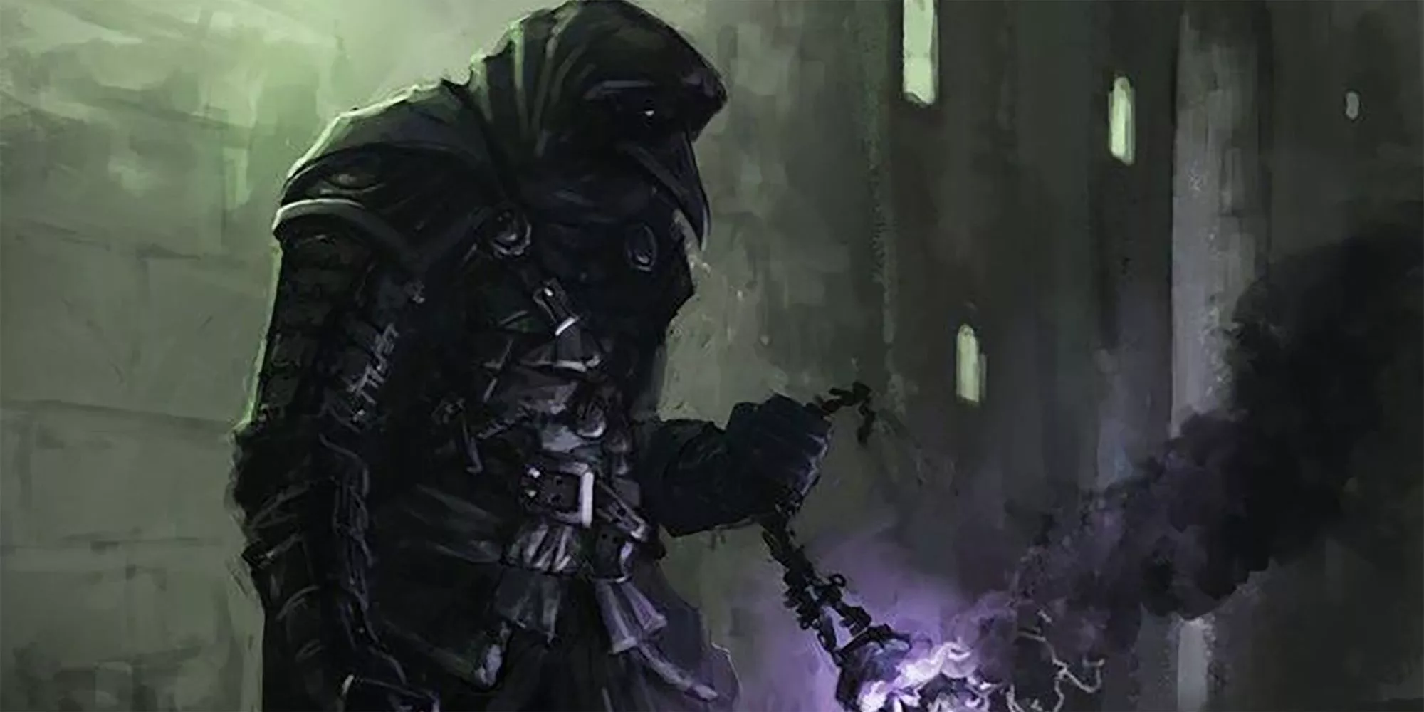 Un Kenku Hechicero de la Sombra en Dungeons and Dragons