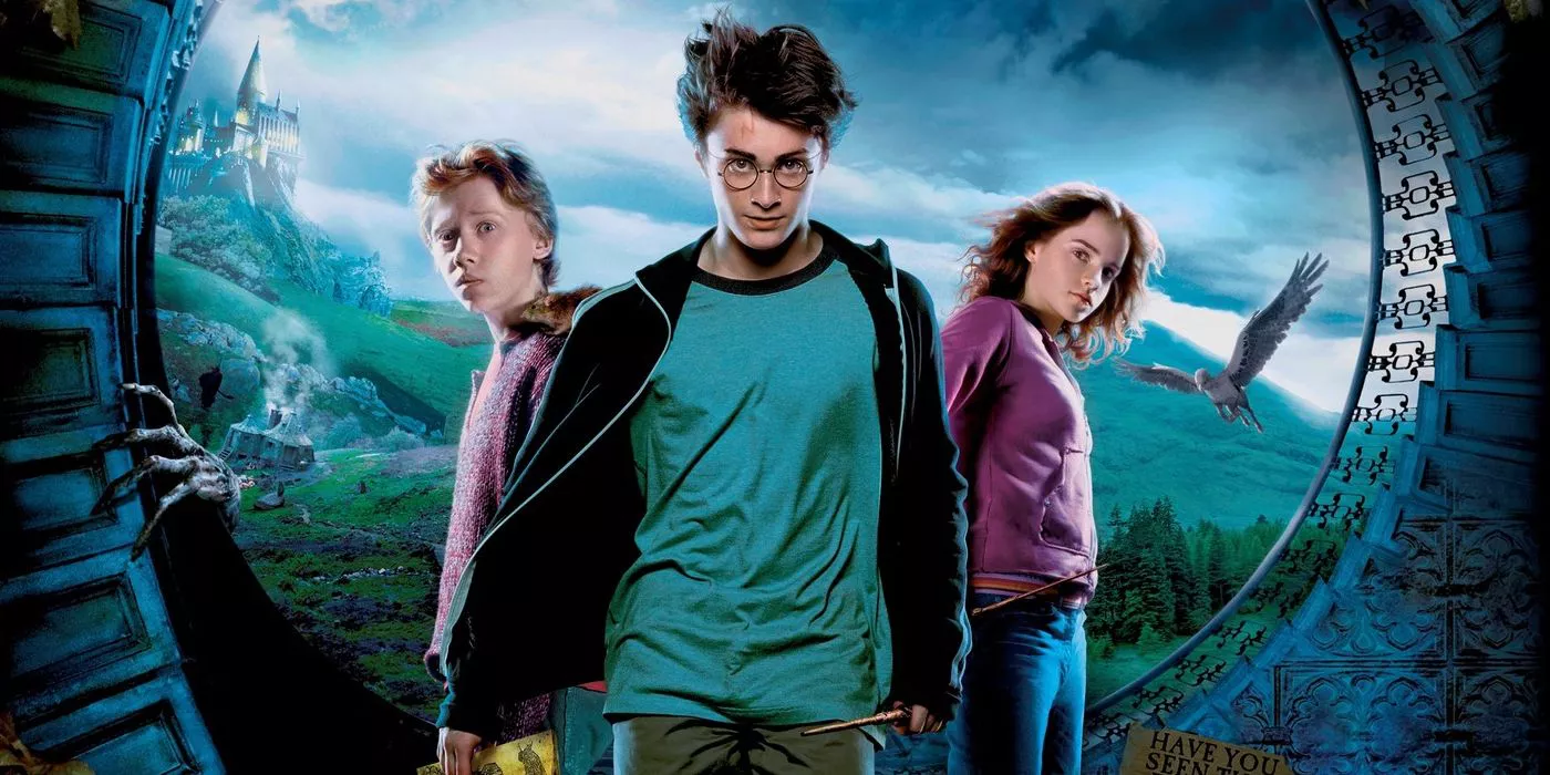 Póster oficial de Harry, Ron y Hermione de El prisionero de Azkaban