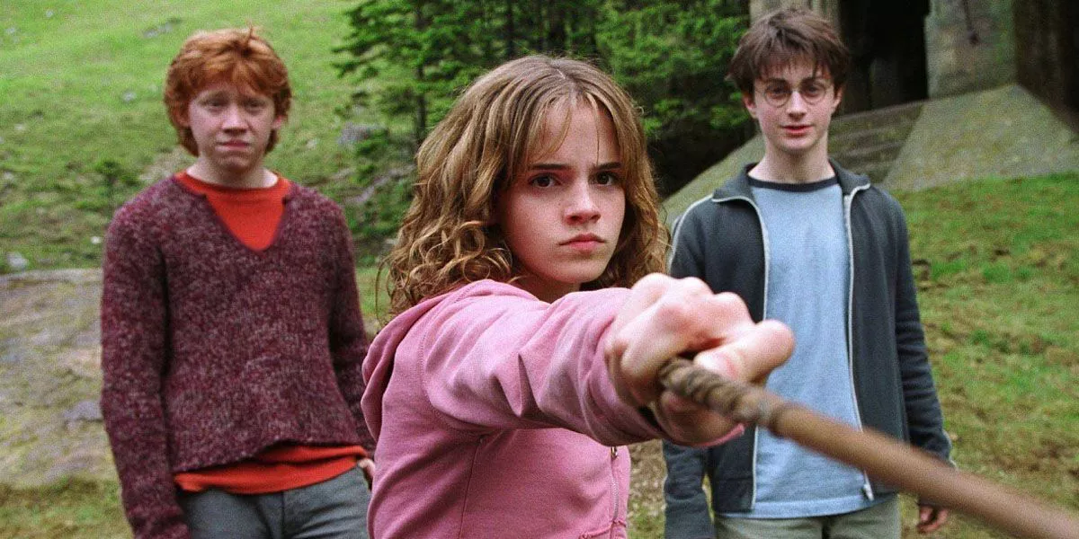 Ron Weasley, Harry Potter y Hermione Granger en Harry Potter y el prisionero de Azkaban