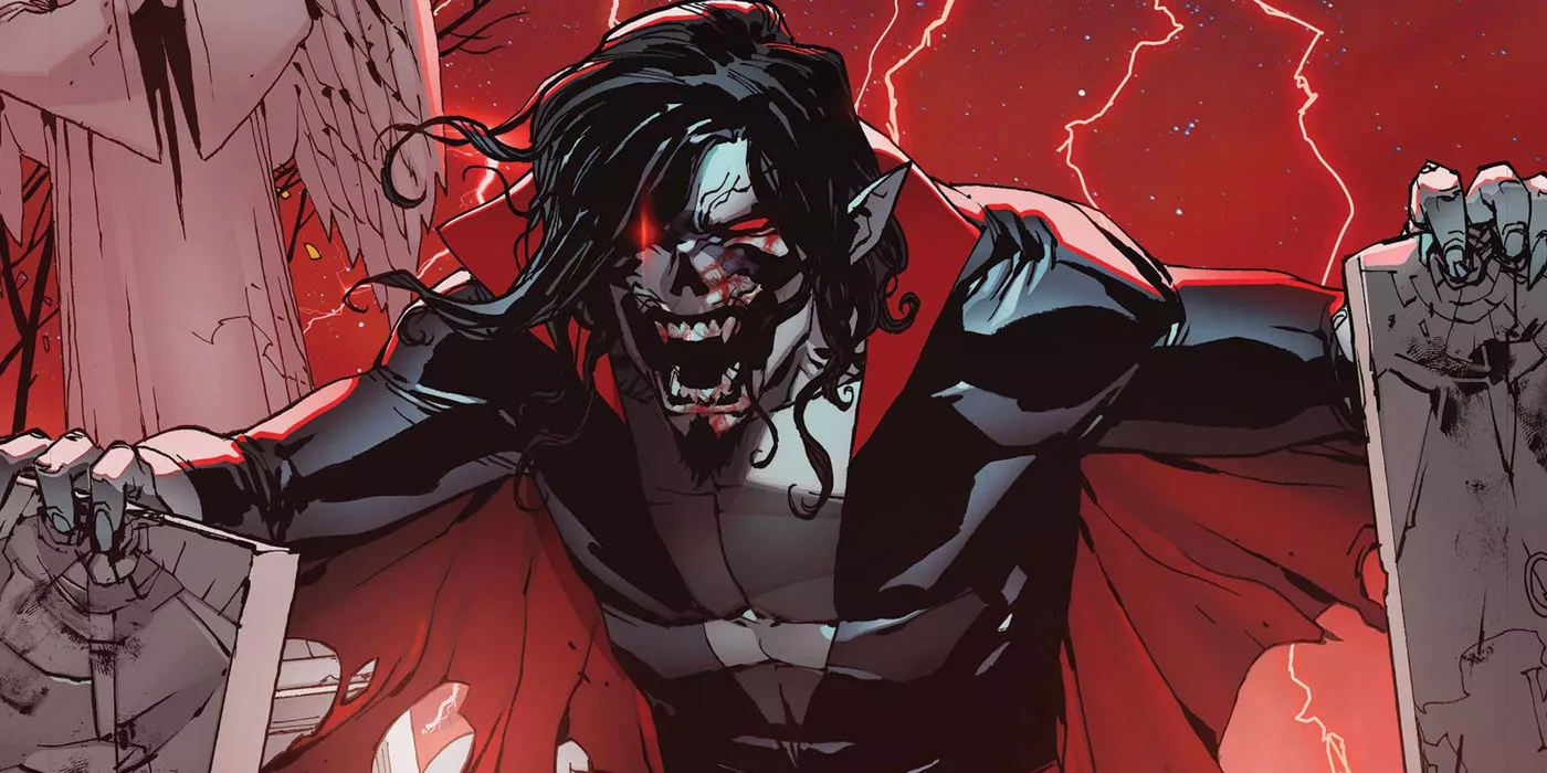 Morbius en la portada de Bond of Blood