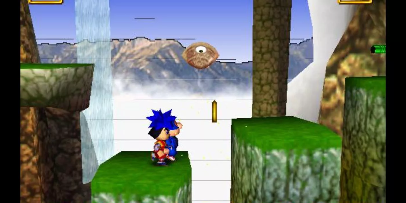 Gameplay de Goemon's Great Adventure en Nintendo 64.