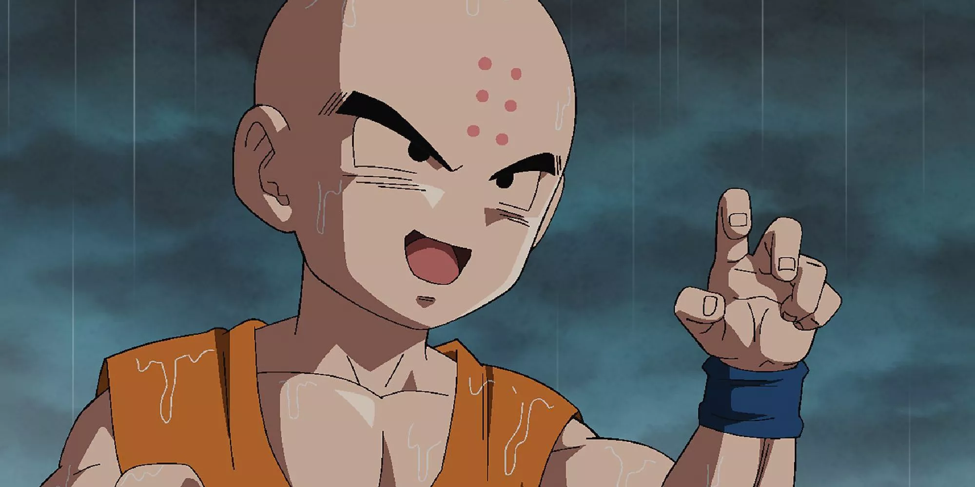 Krillin in the rain - Dragon Ball Super