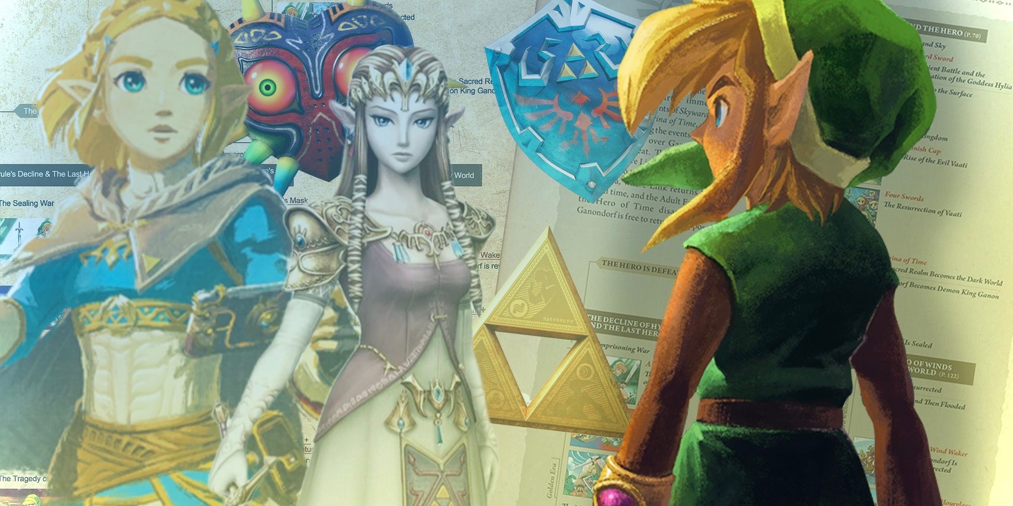 10 Piezas Vitales de la Historia de Zelda Que No Estuvieron en los Juegos