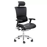 X-Chair X-Tech Executive Chair -High End Executive Chair With Cooling Gel M-Foam Seat/Ergonomic Office Seat For Lower Back Support/Soft Brisa & A.t.r. Fabric/Perfect For Office Or Boardroom (Midnight)