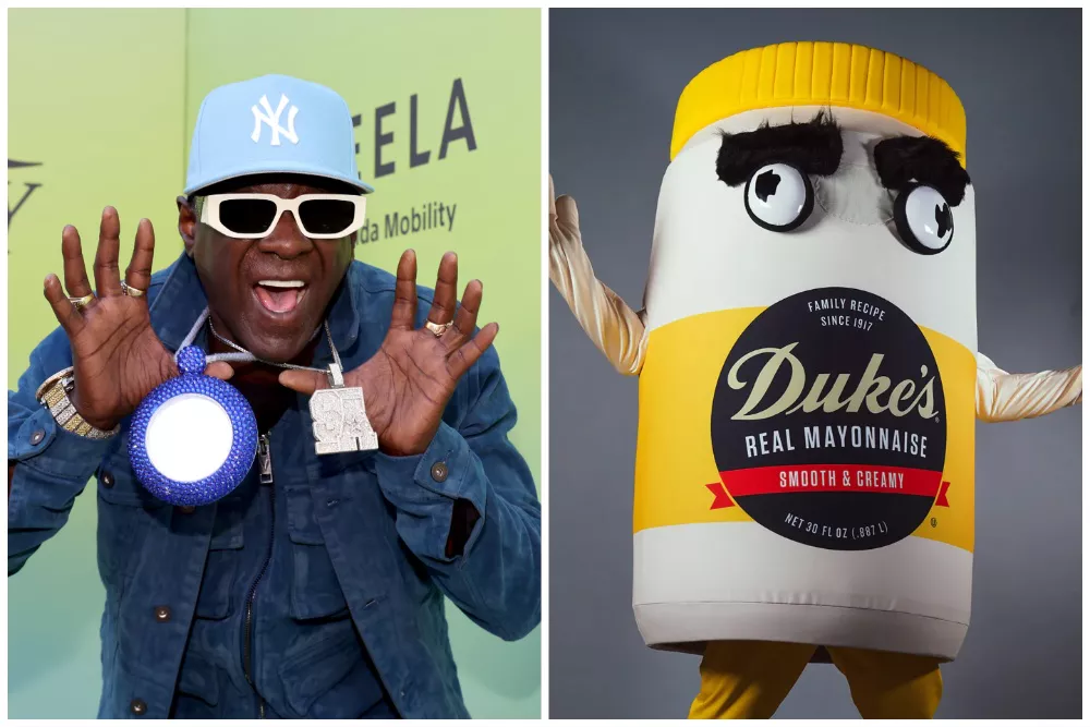 Sabor a Mayonesa: Cómo Flavor Flav se Convirtió en Tubby, la Mascota de Mayonesa, en el Partido de Fútbol Americano Universitario de Duke's Mayo (EXCLUSIVO)