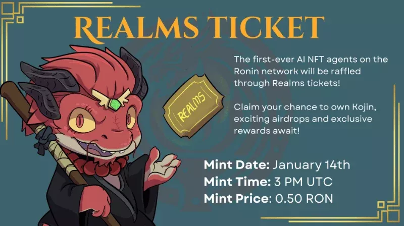 Detalles del Mint de Boletos Ronin Realms