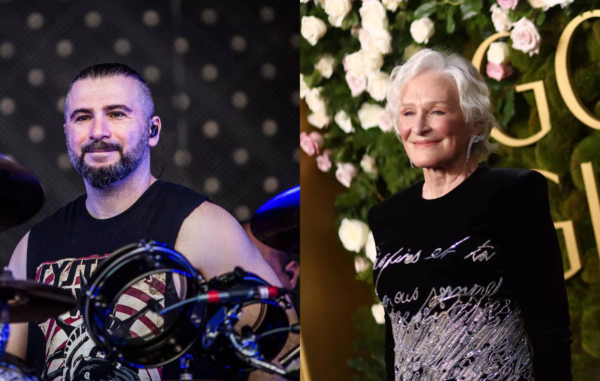 El baterista de System Of A Down, John Dolmayan, responde a la broma de Nikki Glaser sobre Glenn Close en los Golden Globes