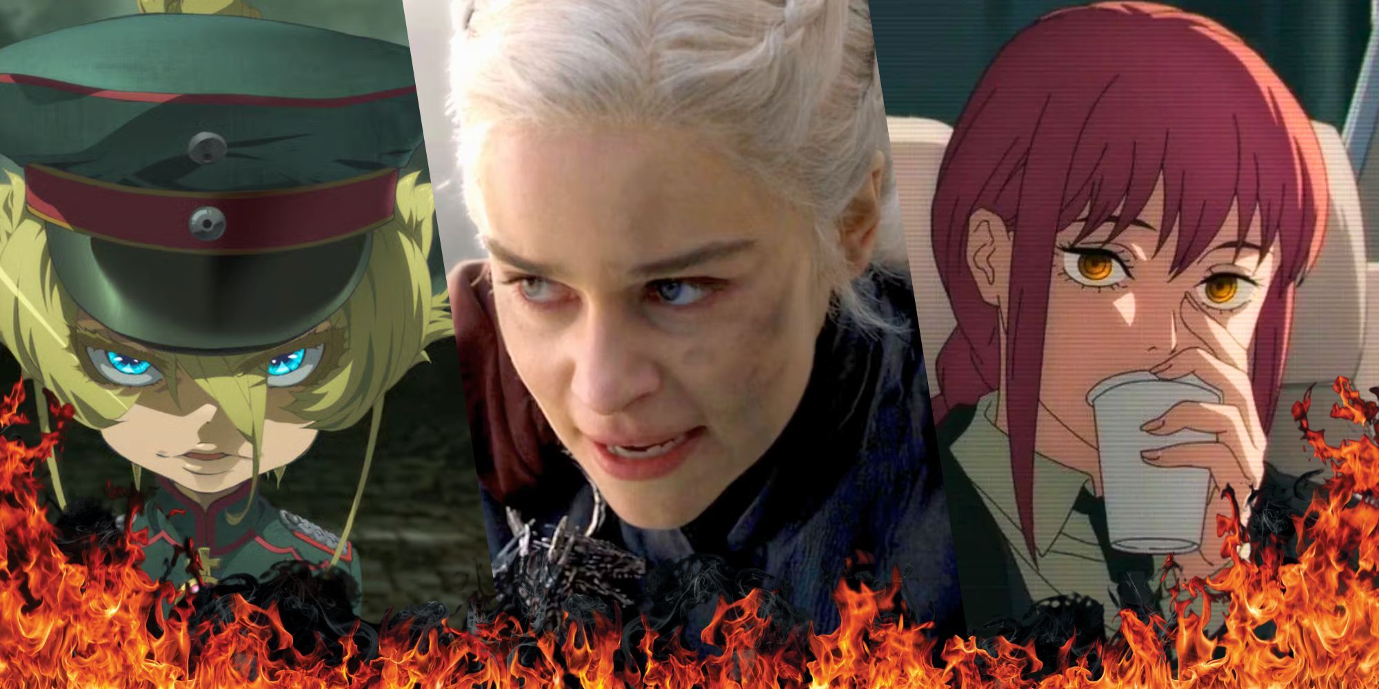 10 personajes femeninos de anime tan locos que hacen parecer cuerda a Daenerys