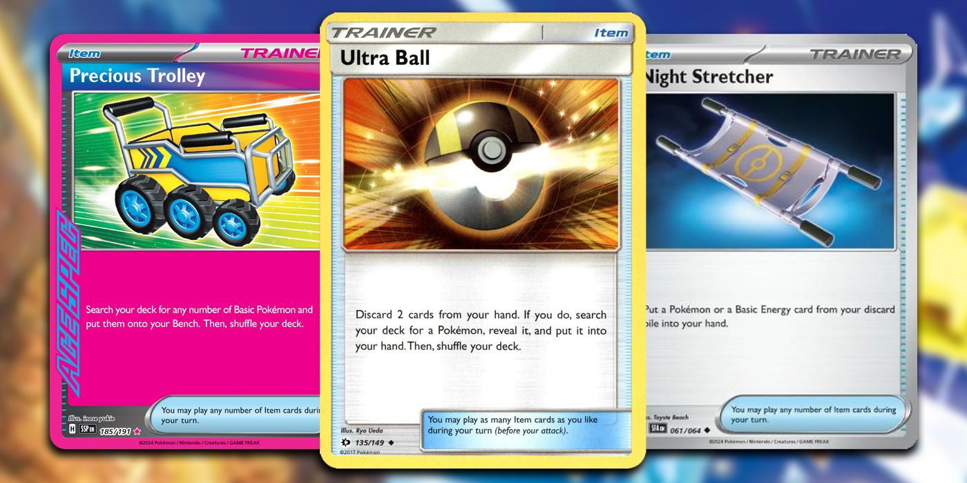 Las 10 Mejores Cartas de Ítem en Pokémon TCG, Clasificadas