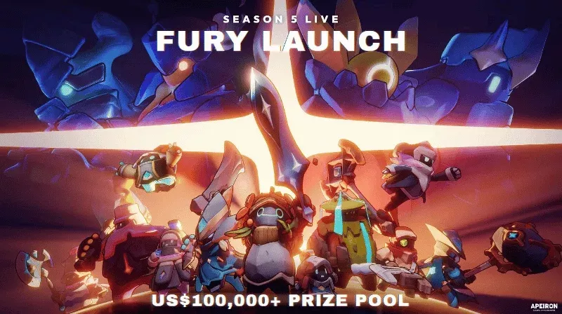 Apeiron Temporada 5 Ahora Disponible, Añade Avatar FURY y Pool de Premios de $100K