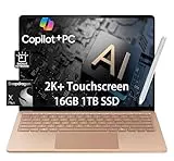 Microsoft Surface Laptop 7 Ai Copilot+ Pc For Business (13.8' 2K+ Touchscreen, Snapdragon X Plus, 16Gb Lpddr5X, 1Tb Ssd, Ist Pen), 20-Hr Long Battery Life, Backlit, Wi-Fi 7, Webcam, Win 11 Pro, Dune