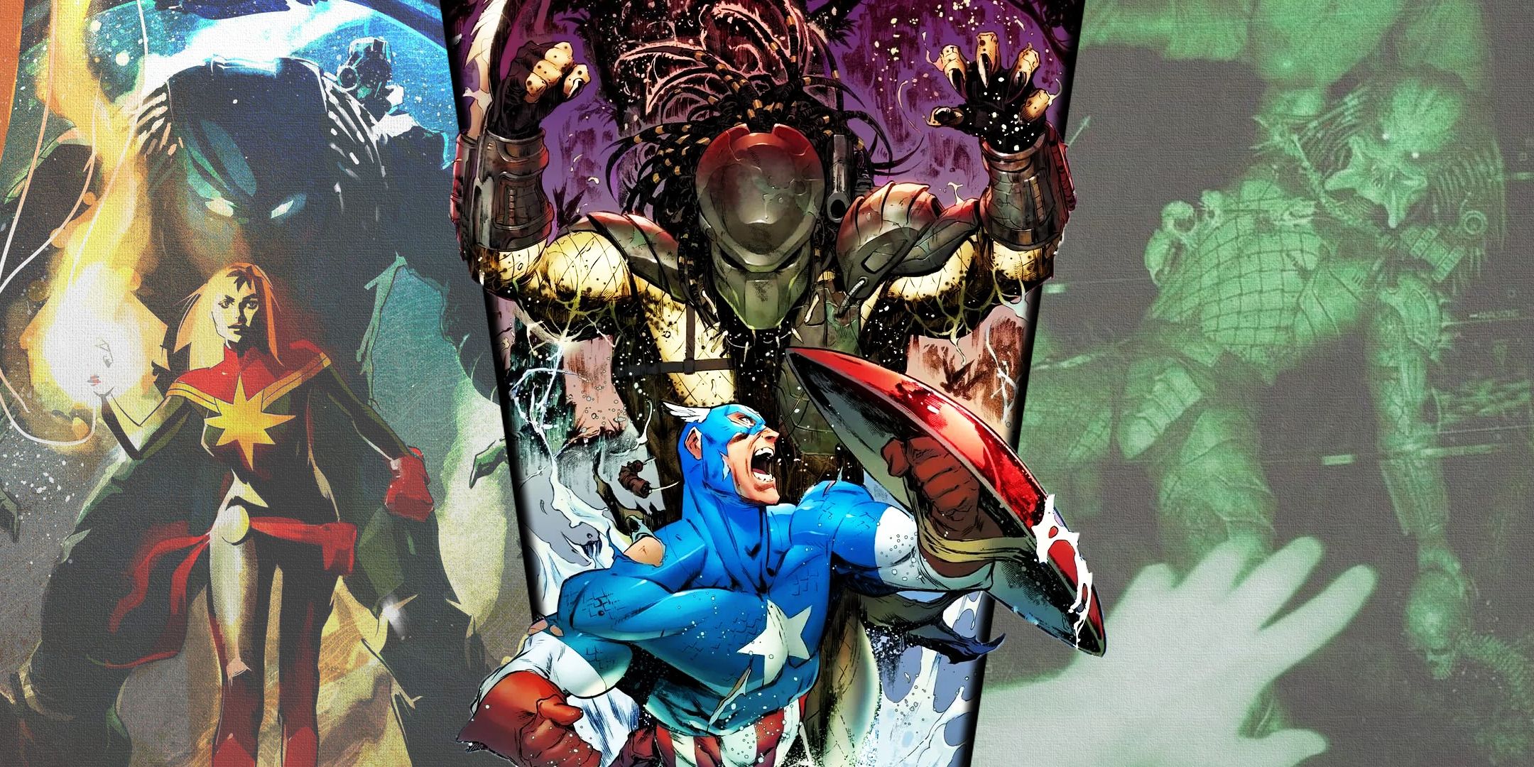 Las 10 Mejores Portadas de Cómics de Marvel con Predator