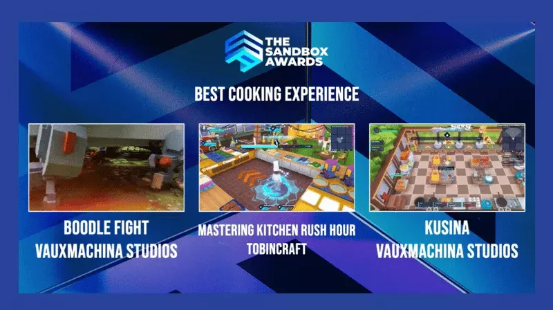 Los Ganadores de los Premios The Sandbox 2024