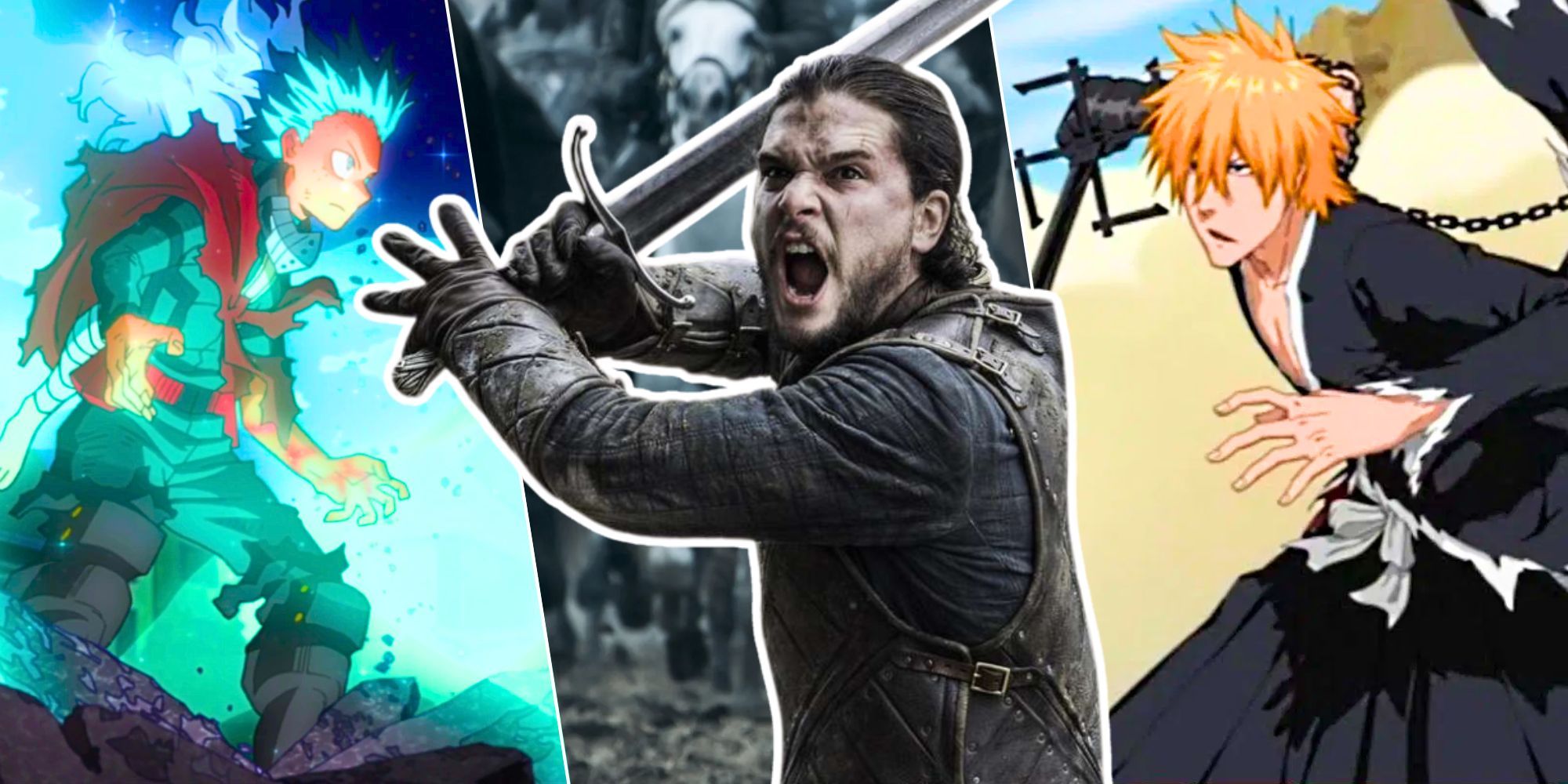 10 personajes de anime con una armadura argumental más gruesa que Jon Snow de Game of Thrones