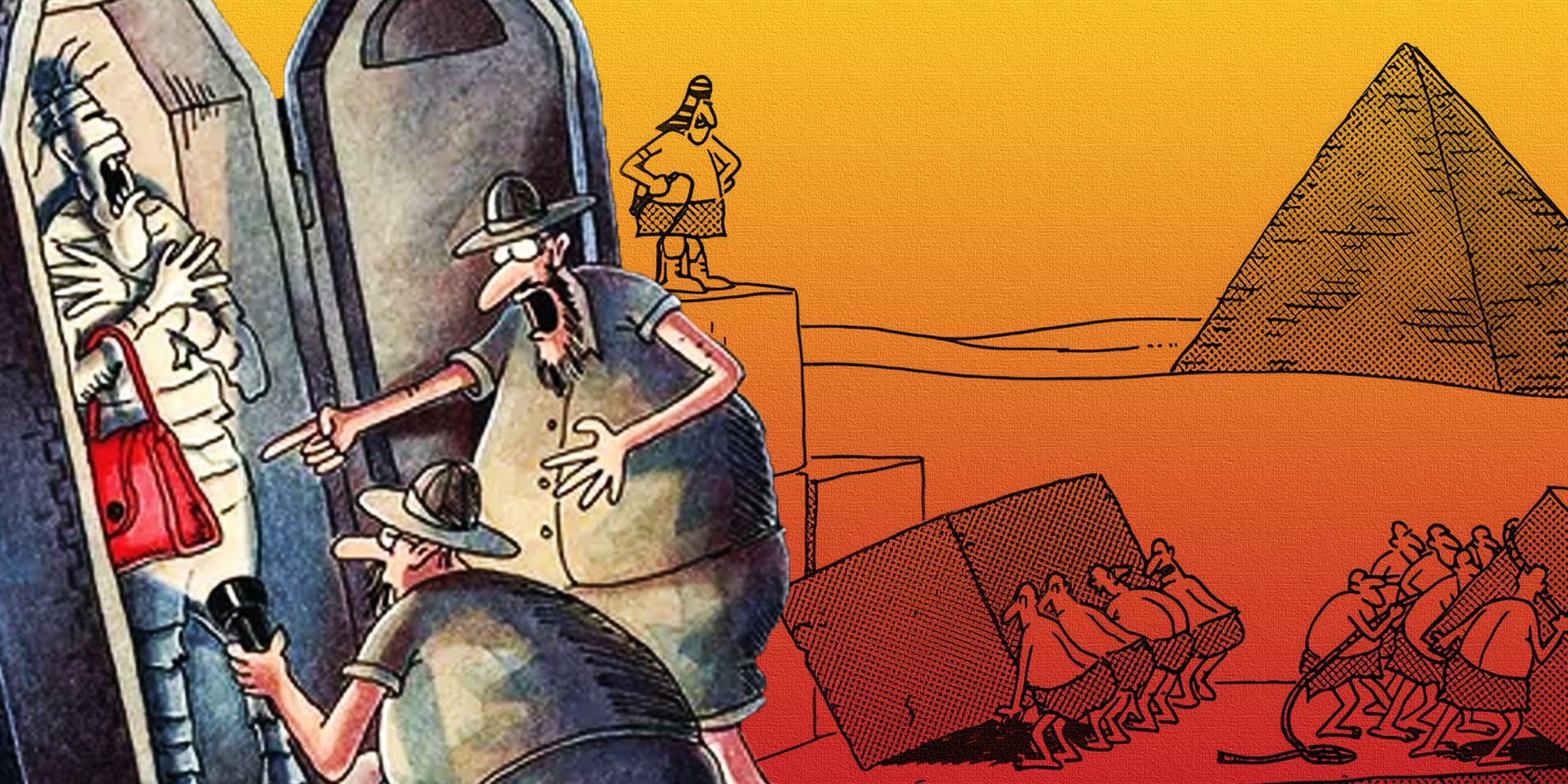 Las 10 tiras cómicas más divertidas de The Far Side sobre momias y Egipto