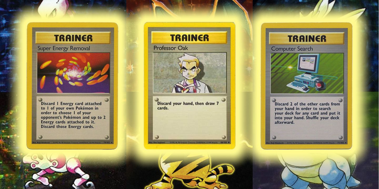 Las 10 Cartas de Entrenador Más Poderosas en el Set Base de Pokémon TCG, Clasificadas