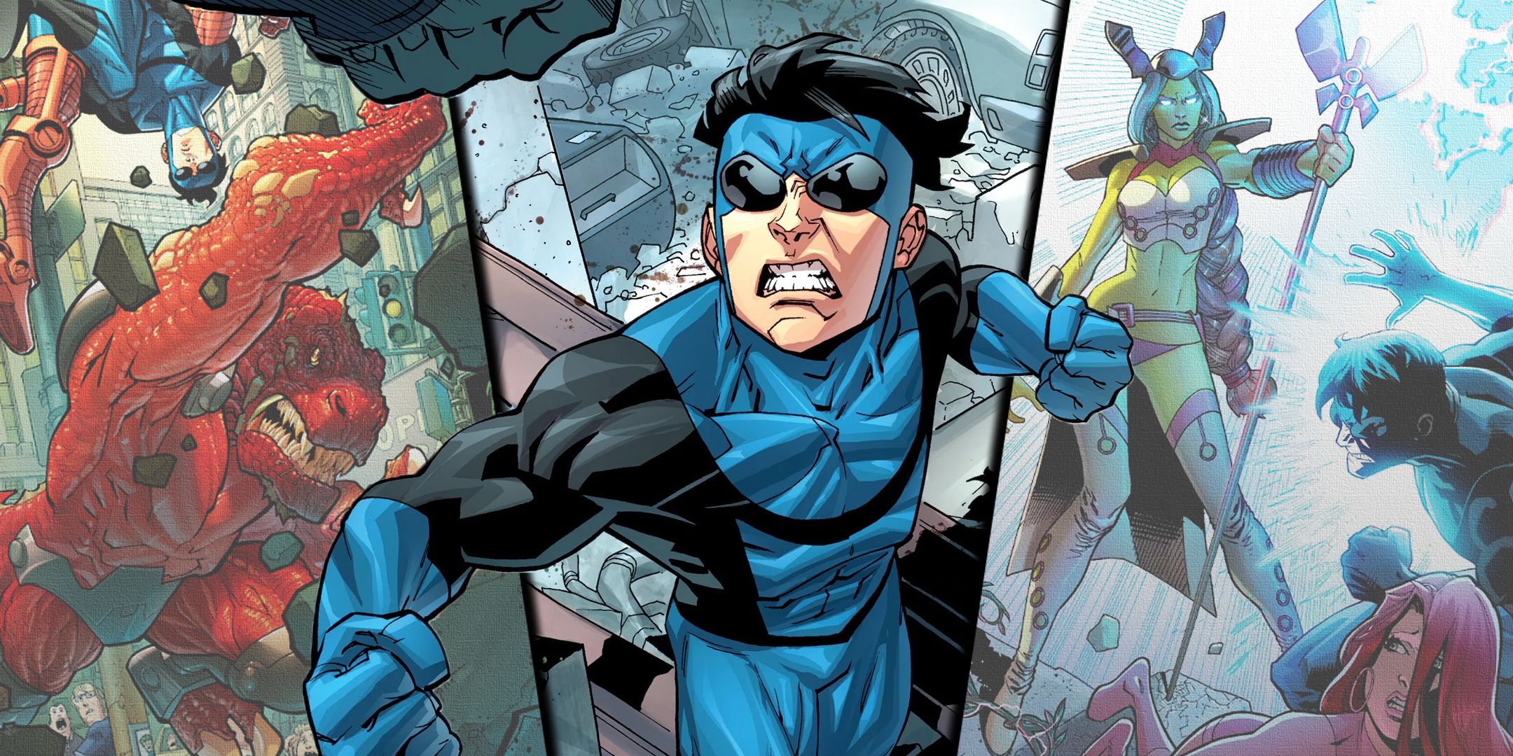 Los 10 Personajes Invencibles Más Fuertes que Mark Beat con su Traje Azul