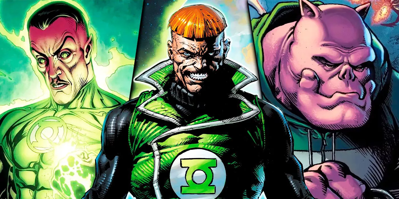 Guy Gardner, Kilowog, and Sinestro
