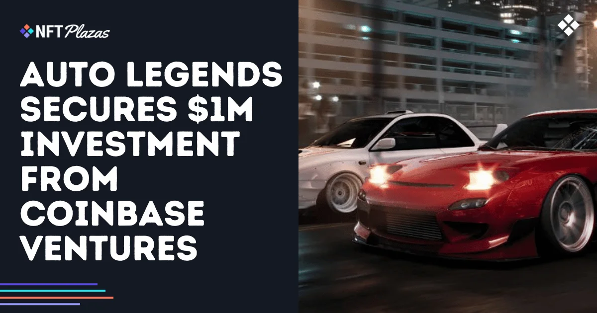 Auto Legends consigue una inversión de $1M de Coinbase Ventures
