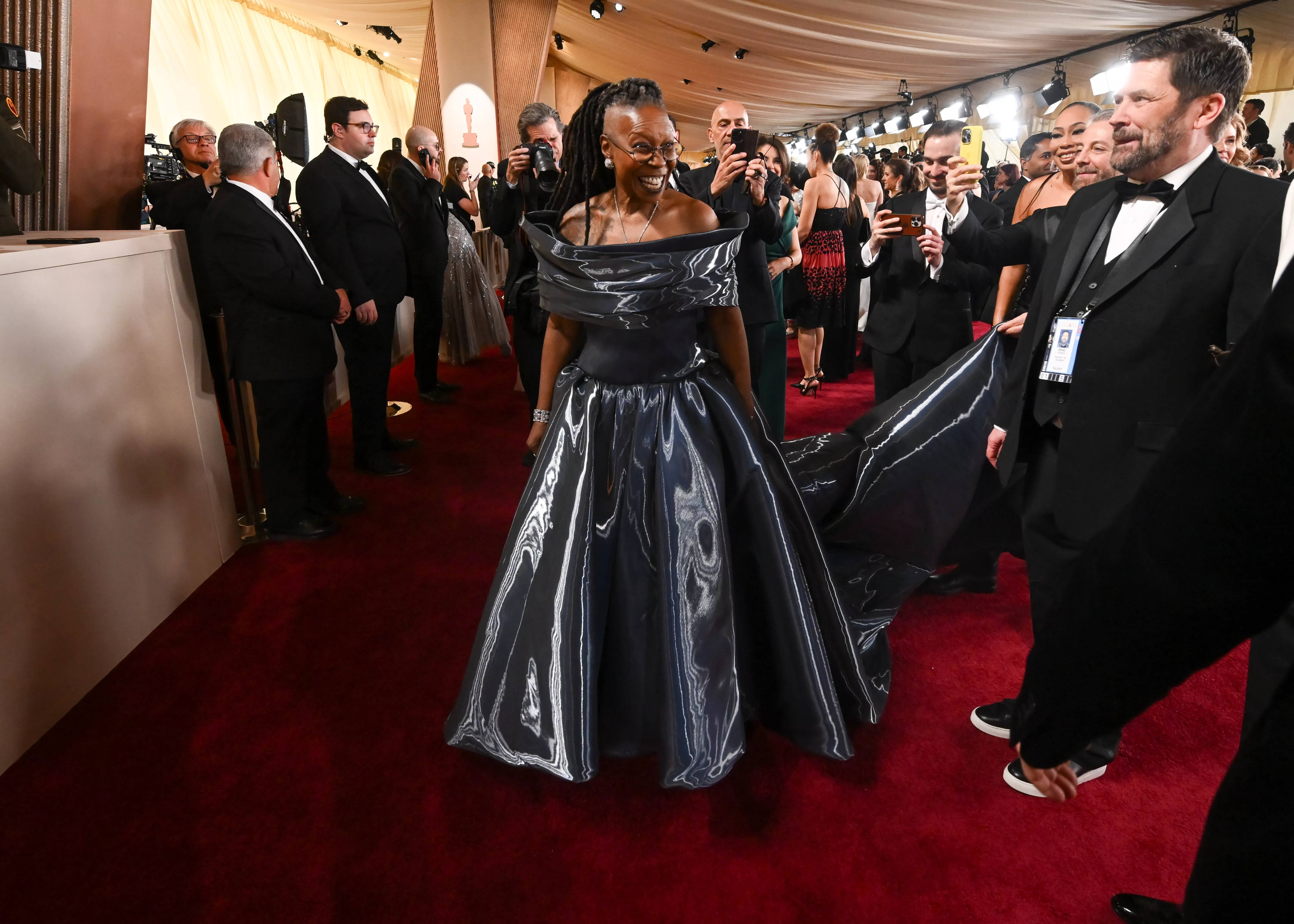 Whoopi Goldberg en los 97th Oscars en Hollywood.