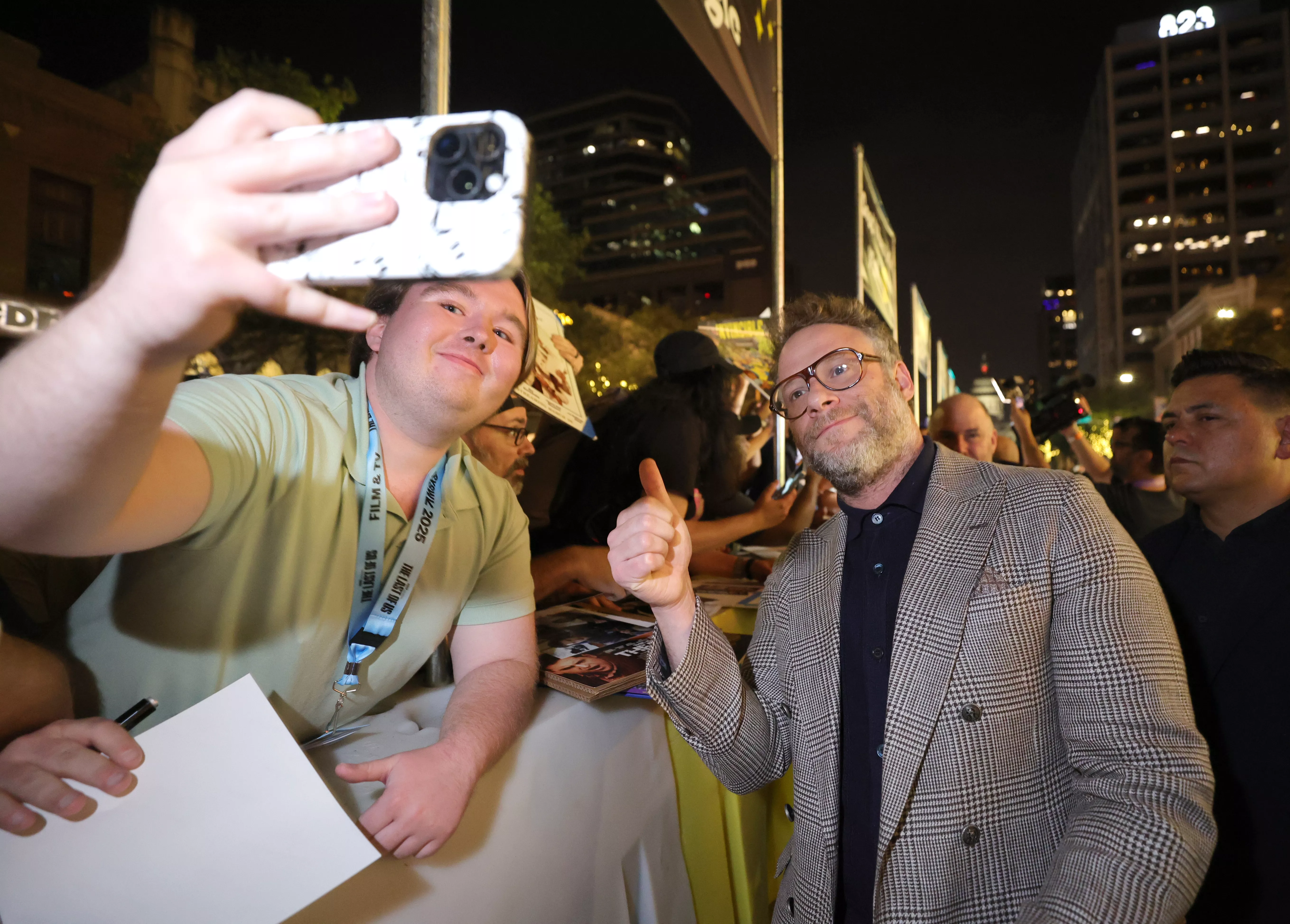 Seth Rogan en la premiere de 'The Studio' durante la Conferencia y Festivales SXSW en el Paramount Theatre el 7 de marzo de 2025 en Austin, Texas.