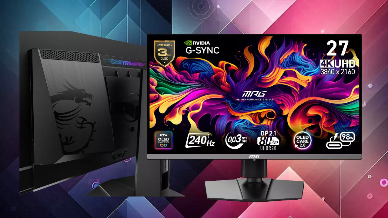 Msi’s New 4K Qd-Oled Monitors Push Displayport 2.1A To Its Limit