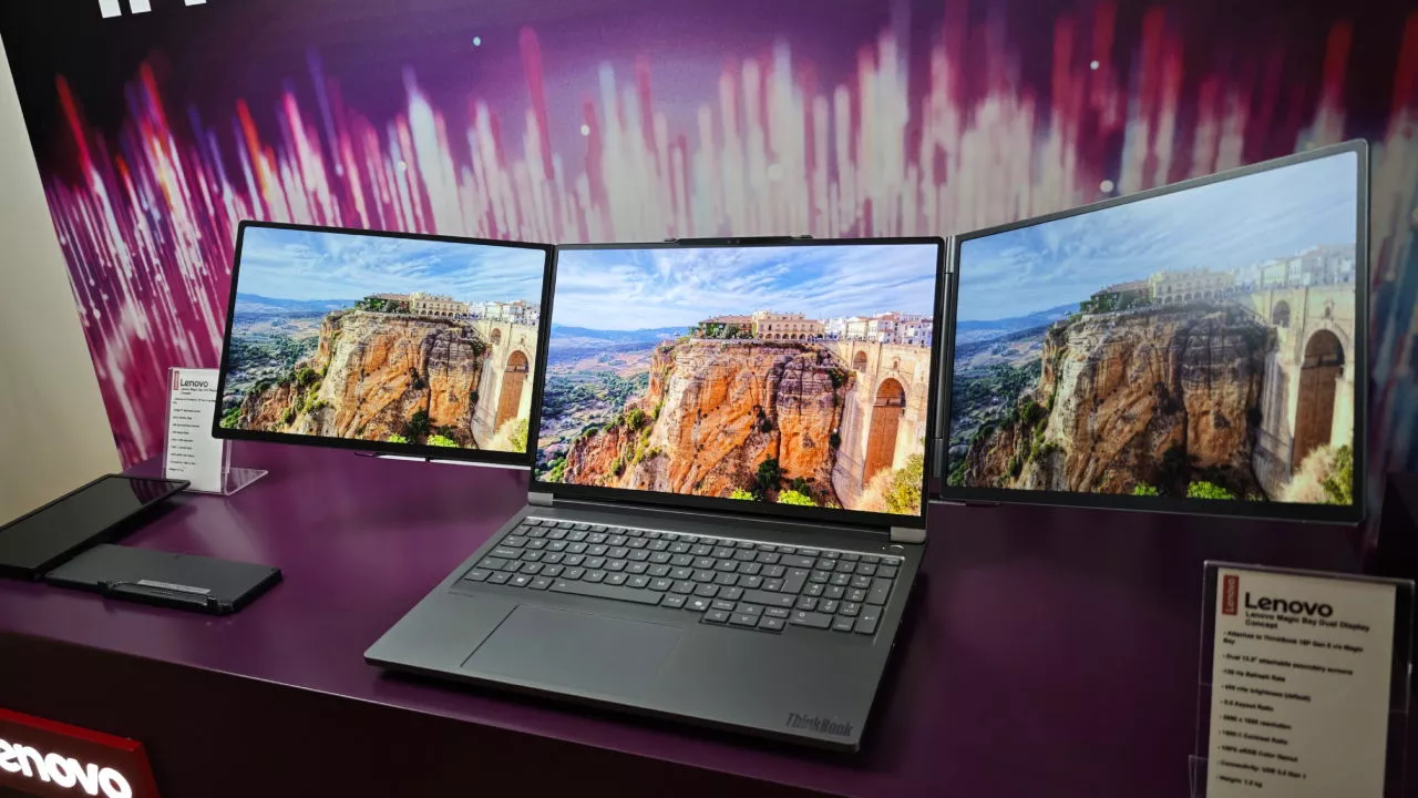 Concepto de pantalla dual Magic Bay