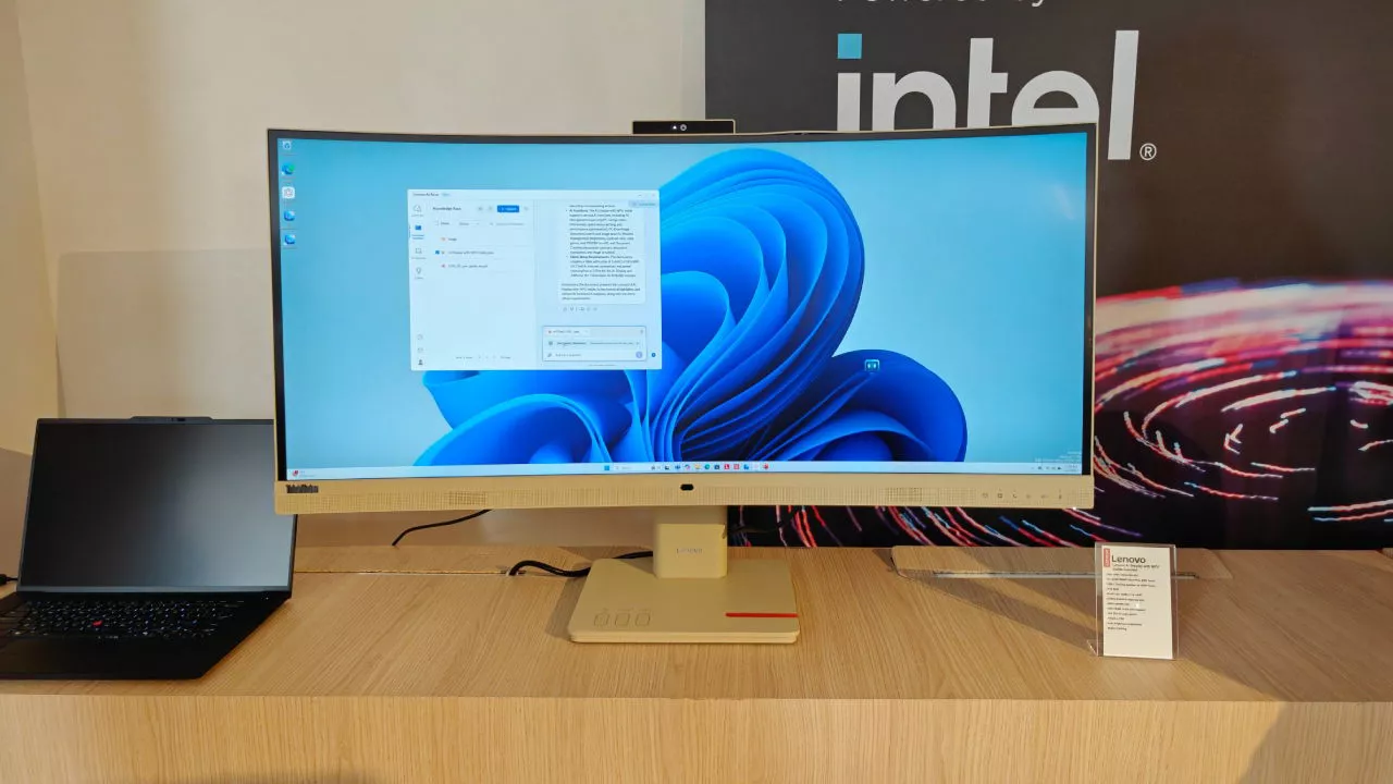 Pantalla de IA con NPU