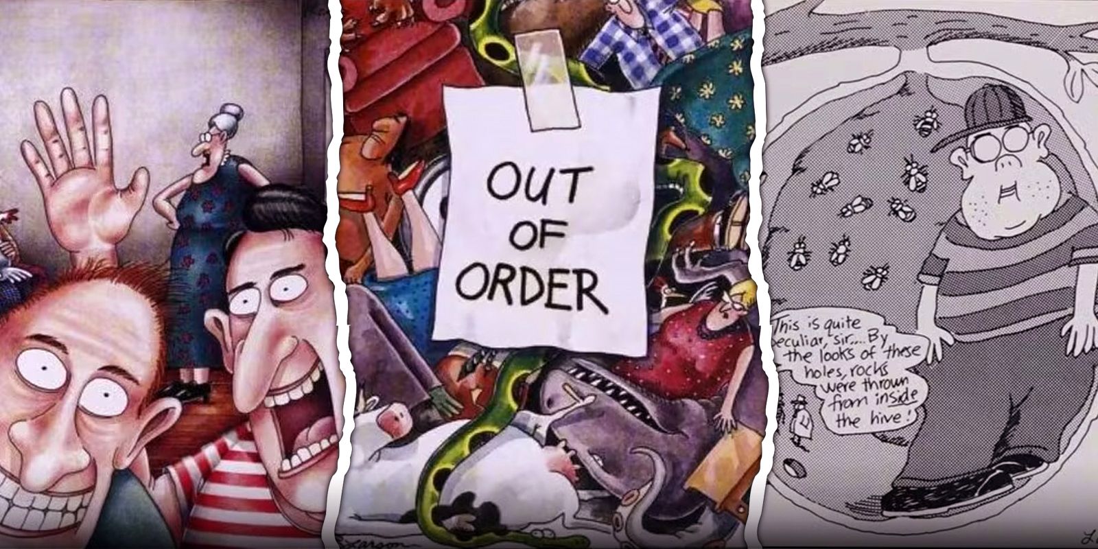 Las 10 Mejores Historietas de The Far Side de Gary Larson Que Fueron Entregadas Sin Inspiración, Clasificadas