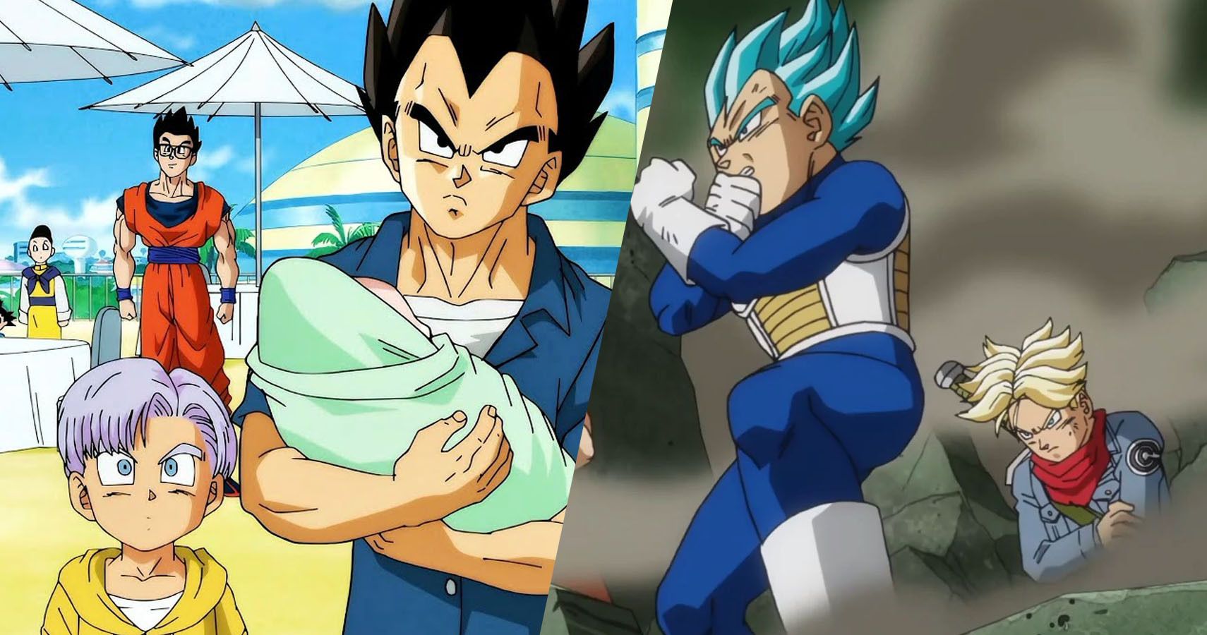 10 veces en que Vegeta fue el mejor padre en Dragon Ball Super