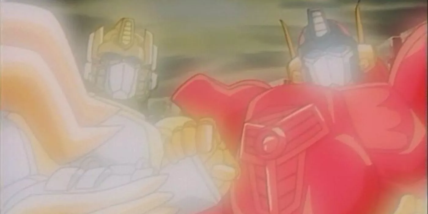 Optimus y Leo se convierten en Burning Optimus Primal y Flash Leo Prime.