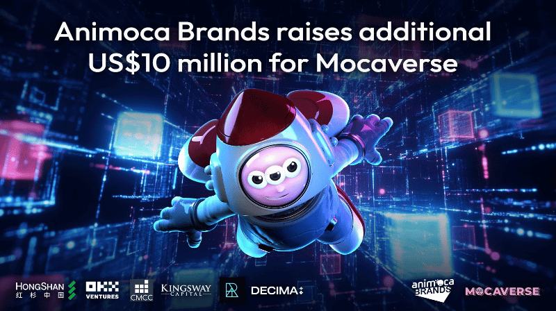 Animoca Brands $10M Funding for Mocaverse